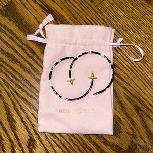 NWOT Sheila Fajl Hoop  Earrings